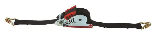 Picture of 1 in. x 15 ft. Retractable Tie Down  1500Lbs J-Hooks- Black