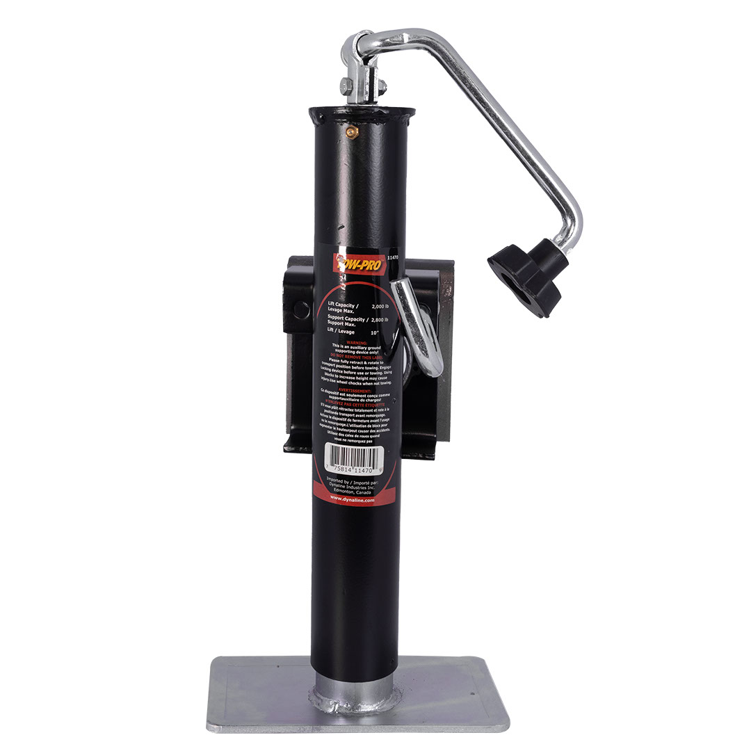 DynalineTop Wind Implement Jack 2000 lbs 10 in. Lift