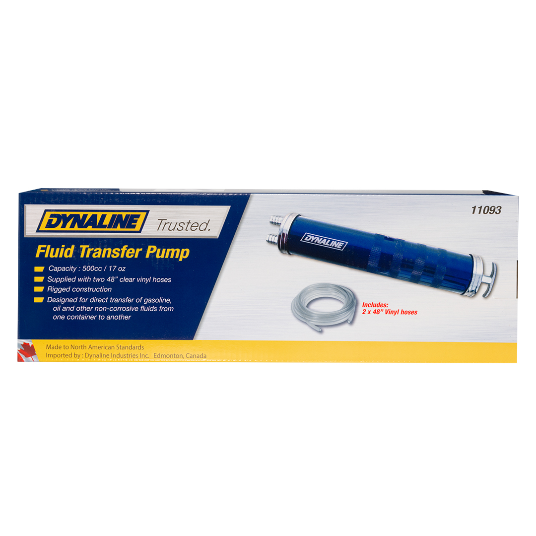 DynalineTransfer Pump 17oz(500cc) 2- 48 in. Vinyl Hose