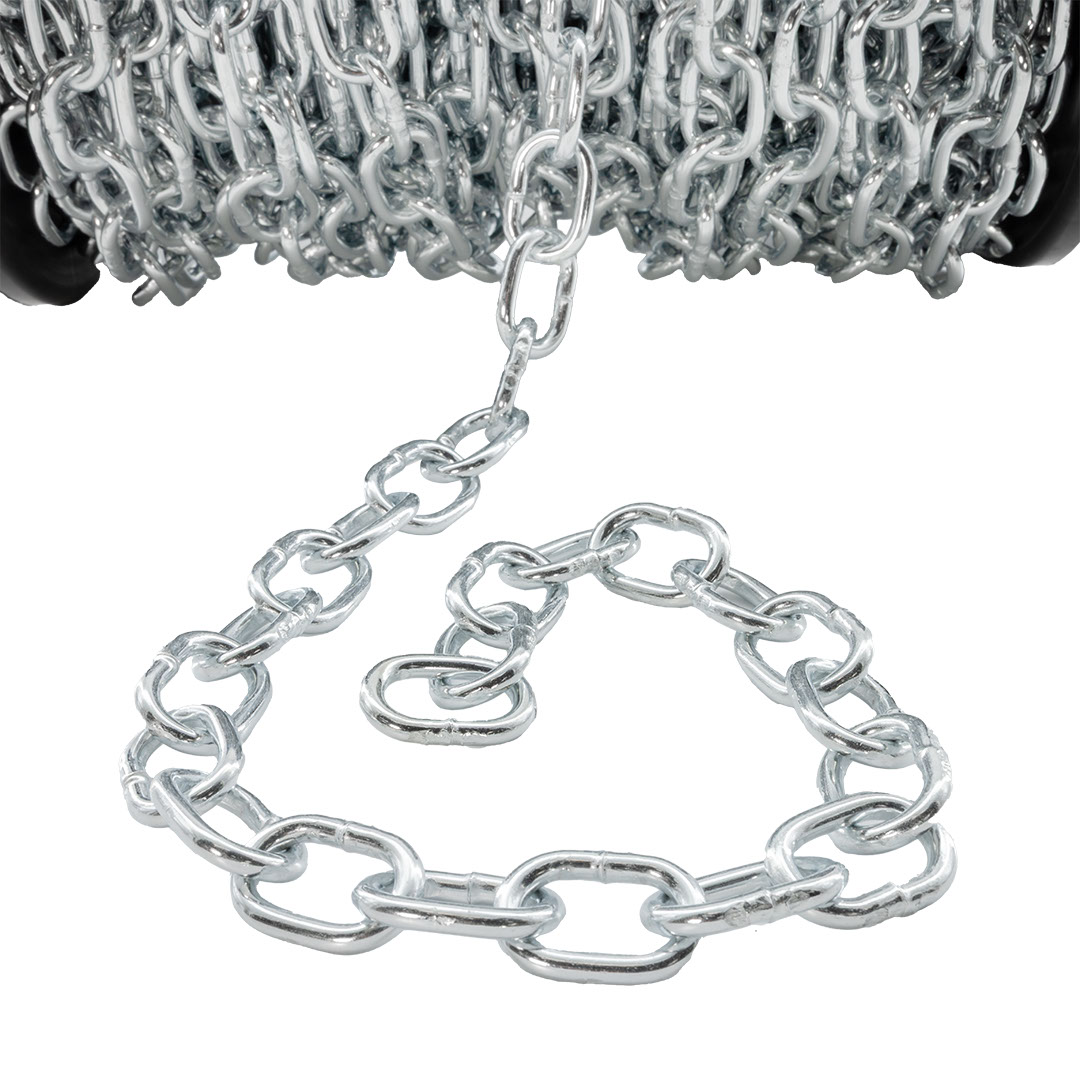 DynalinePassing Link Chain #2/0 x 120' Zinc Plated