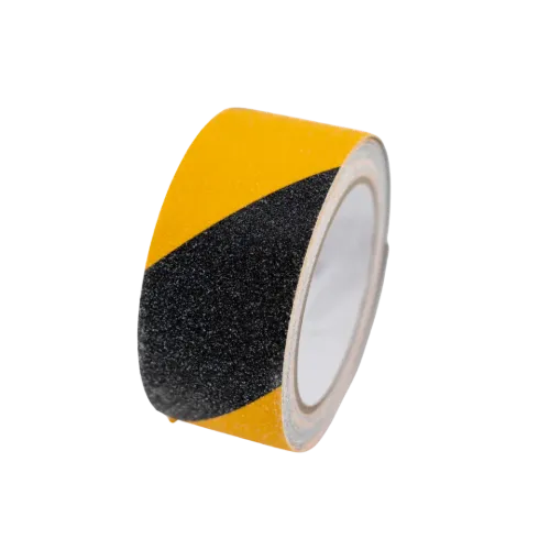 Anti-Slip Grit Tape 2" x 16.4' - Black/Yellow. 12 Pcs/Retail box