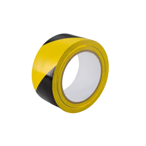 Vinyl Hazard Tape 2" x 108' - Black/Yellow. 9 Pcs/Retail box